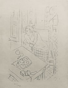 Henri Matisse, Composition (Dutel 3), Dessins de Henri-Matisse, Limited Edition Lithograph
