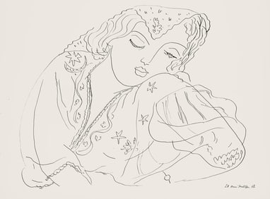 Henri Matisse, Serie I, var. 8 (Duthuit 9), Henri Matisse, Dessins, Themes et variations, Limited