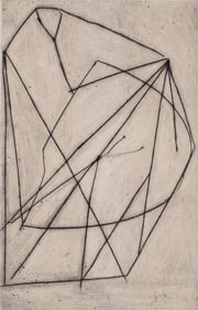 Emile Gilioli, Labyrinthe, Paroles peintes I, Limited Edition Etching