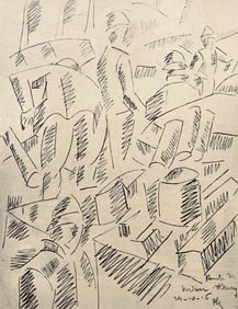 Fernand Leger, Sur la Route de Fleury: Sapeurs au Travail, Dessins de Guerre 1915-16, Limited
