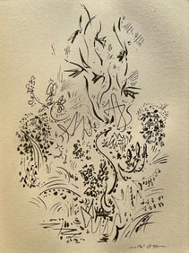 Andre Masson, Herbes et fleurs, Masson Dessins, Limited Edition Lithograph