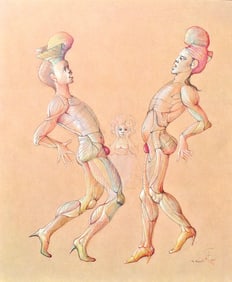 Leonor Fini, Composition, Fruits de la Passion, XXe siecle, Limited Edition Heliogravure