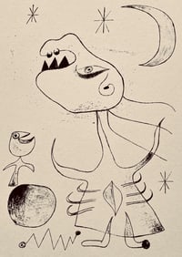 Joan Miro, Composition, The Prints of Joan Miro, Limited Edition Etching