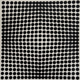 Victor Vasarely, Composition, Tiefenbilder, Limited Edition Heliogravure