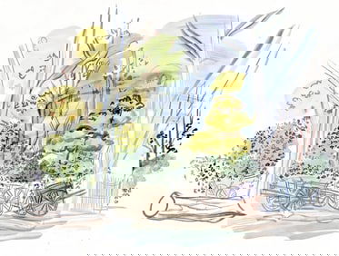 Raoul Dufy, Le cimetiere des carrioles, Vacances forcees