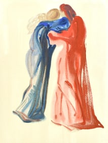 Salvador Dali, Le Purgatoire XXIX (Michler/Lopsinger 1039-1138; Field 189-200), La Divine Comedie,