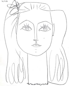 Pablo Picasso, Composition, Picasso Lithographs Since 1945, Cincinnati Art Museum, Limited Edition