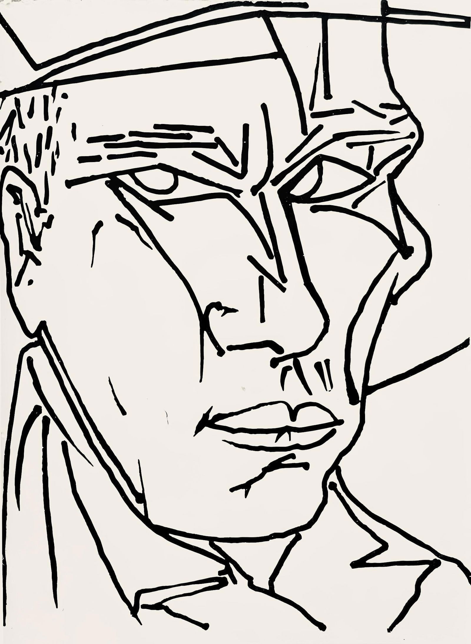 Francoise Gilot, Composition, Pouvoir tout dire, poemes, illustres par Francoise Gilot, Limited: Lithograph on velin d'Arches paper. Paper Size: 7.5 x 5.5 inches. Excellent condition. Inscription: Unsigned and unnumbered, as issued. Notes: From the album, Pouvoir tout dire, poemes, illustres par