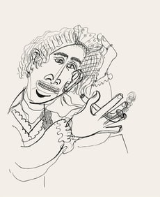 Marc Chagall, Composition, Suite Provinciale avec 92 dessins inedits de Marc Chagall, Limited