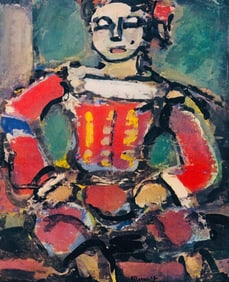 Georges Rouault, Petit Page rouge et or, Divertissement, Editions de la Revue Verve, Limited Edition