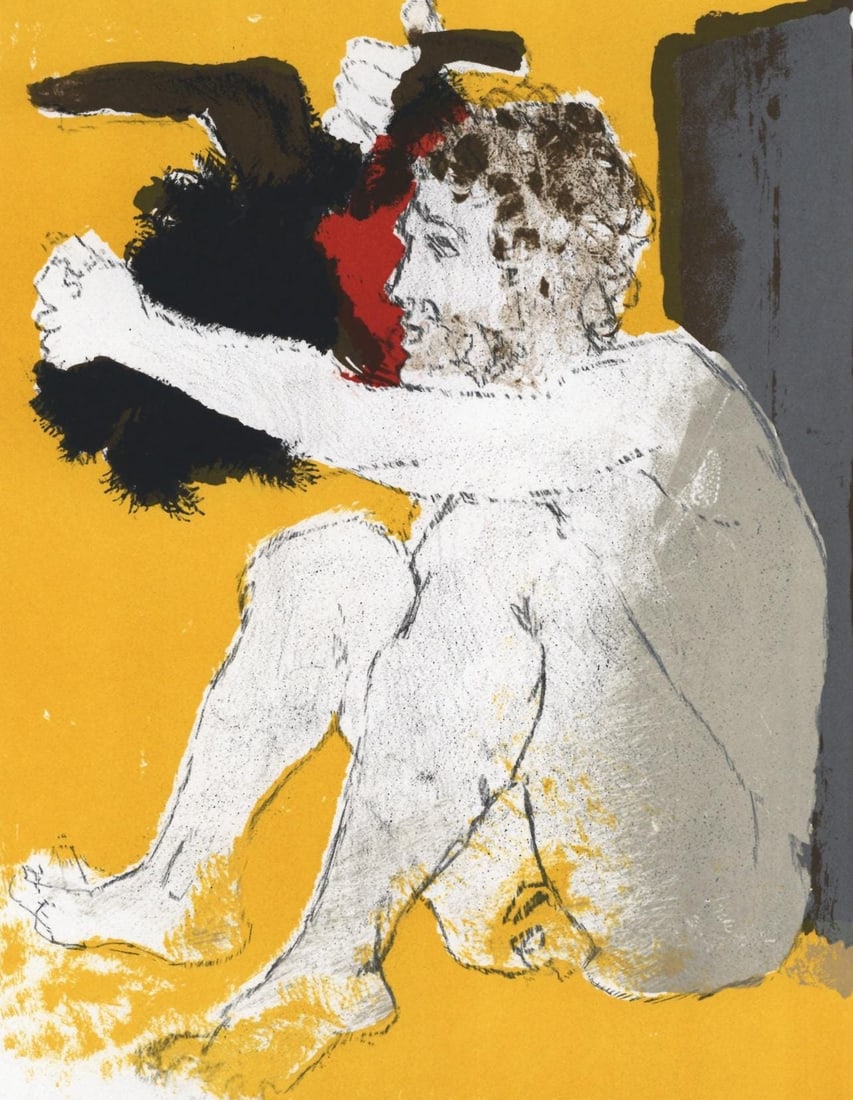 Paul Guiramand, Composition, L'Odyssee, Limited Edition Lithograph (1 of 4)