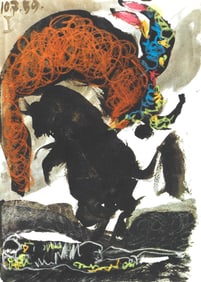 Pablo Picasso, Composition (Bloch 1276; Czwiklitzer 23), Toros y Toreros, Limited Edition Lithograph