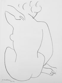 Henri Matisse, Composition, Derriere le miroir, Limited Edition Lithograph