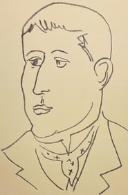 Henri Matisse, Composition (Duthuit 31), Apollinaire, Limited Edition Lithograph