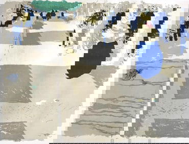 Edouard Vuillard, L'Avenue, L'œuvre grave de Vuillard, Limited Edition Lithograph