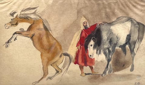 Eugene Delacroix, Composition, Trente et un Dessins et Aquarelles du Maroc, Limited Edition