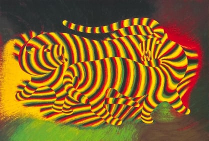 Victor Vasarely, Composition, Graphismes III, Limited Edition Heliogravure