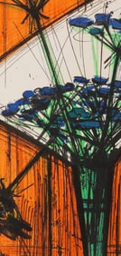 Bernard Buffet, Les ombelles, Souvenirs et portraits d'artistes, Limited Edition Lithograph