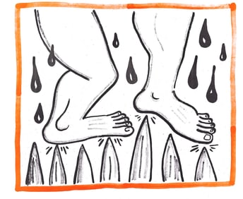 Keith Haring, Composition, Against All Odds, Limited Edition Lithograph