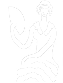 Henri Matisse, Eventail de Madame Mallarme, Poesies de Stephane Mallarme, Limited Edition Lithograph