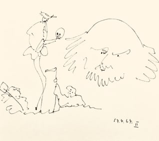 Pablo Picasso, Shakespeare II (Bloch 1197), Picasso-Aragon Shakespeare, Limited Edition Lithograph