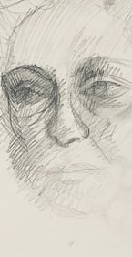 Ian Hornak, Renaissance Female Nude Figure Study, 1963, Original Drawing