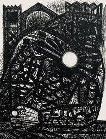 Marcel Gromaire, Macbeth, Frontispice, Shakespeare, Macbeth, Eaux-fortes de Gromaire, Limited