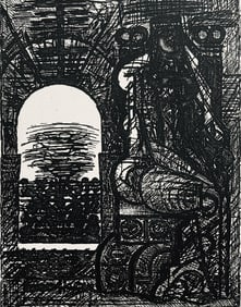 Marcel Gromaire, Lady Macbeth, Scene V, Shakespeare, Macbeth, Eaux-fortes de Gromaire, Limited