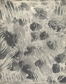 Pablo Picasso, Visages (Bloch 361a-e; Baer 683-688; Cramer 38), La Chevre-Feuille, Limited Edition