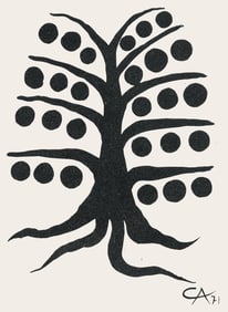 Alexander Calder, Composition, Derriere le miroir, Limited Edition Lithograph