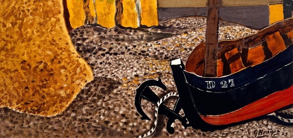 Georges Braque, La barque D-27, Varengeville, Limited Edition Lithograph