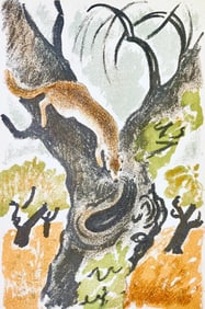 Maurice Mourlot, Composition, de Goupil a Margot, Histoires De Betes, Limited Edition Lithograph