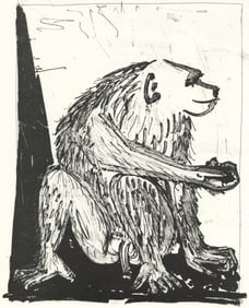 Pablo Picasso, Le Singe (The Monkey) (Orozco p.82), Histoire naturelle, Limited Edition Lithograph