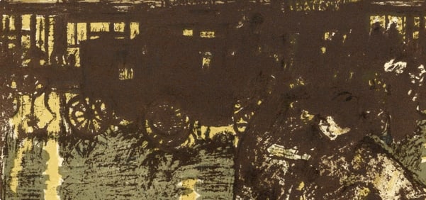Pierre Bonnard, Rue le soir sous la pluie, Bonnard Lithographe, Limited Edition Lithograph