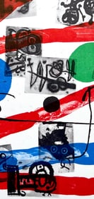 Joan Miro, Composition (Cramer 102; Mourlot 428-449), Derriere le miroir, Limited Edition Lithograph