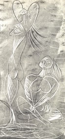 Pablo Picasso, Femme assise et deux danseuses (Bloch 361a-e; Baer 683-688; Cramer 38), La