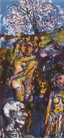 Walter Spitzer, Composition, L'Odyssee, Limited Edition Lithograph