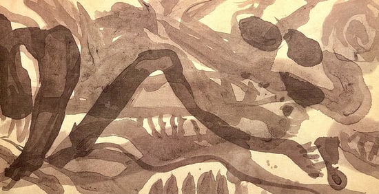 Jackson Pollock, Composition, Jackson Pollock, The Last Sketchbook, Limited Edition Lithograph