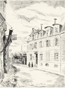 Edmond Ceria, Songes de Passy, A La gloire a Paris, Limited Edition Etching