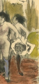 Edgar Degas, La Fete de la Patronne, E. Degas Monotypes, Limited Edition Monotype