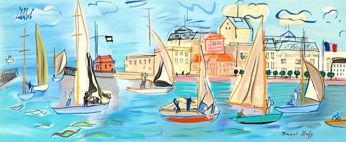 Raoul Dufy, Les Regates, Raoul Dufy, Collection Pierre Levy, Limited Edition Lithograph