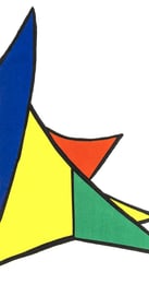 Alexander Calder, Chasse neige, Stabiles, Derriere le miroir, Limited Edition Lithograph