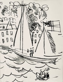 Raoul Dufy, Composition, Les Cotes Normandes, Limited Edition Lithograph