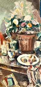 Charles Dufresne, Nature morte au pot de fleurs, Collection Pierre Levy, Limited Edition Lithograph