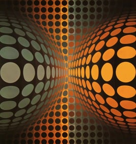 Victor Vasarely, Composition, Vega, Limited Edition Heliogravure