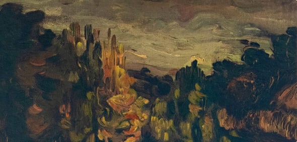 Paul Cezanne, Paysage a Aix, Les Realistes Lyriques, Collection Pierre Levy, Limited Edition