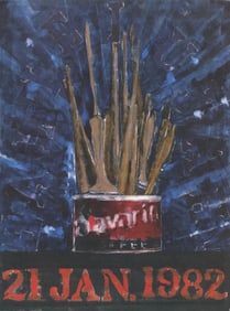 Jasper Johns, Composition, Jasper Johns, 17 Monotypes, Limited Edition Heliogravure