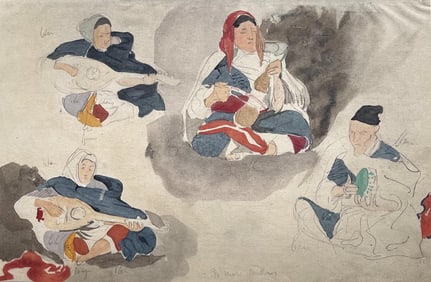 Eugene Delacroix, Composition, Trente et un Dessins et Aquarelles du Maroc, Limited Edition