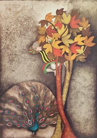 Graciela Rodo Boulanger, A Peacock for Sophie, Original Edition Offset Lithograph