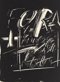 Antoni Tapies, Composition, Derriere le miroir, Limited Edition Lithograph